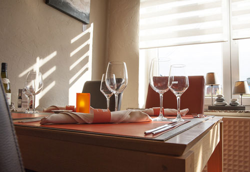 Une table du restaurant